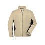 Men's Workwear Fleece Jacket - STRONG - - stone/black - 6XL