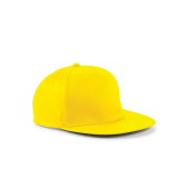 5-Panel Snapback Rapper Cap One Size Yellow