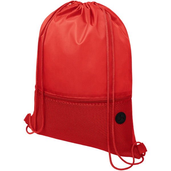Oriole mesh drawstring backpack 5L - Red