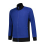 L&S Sweater Cardigan Workwear Royal Blue/BK S