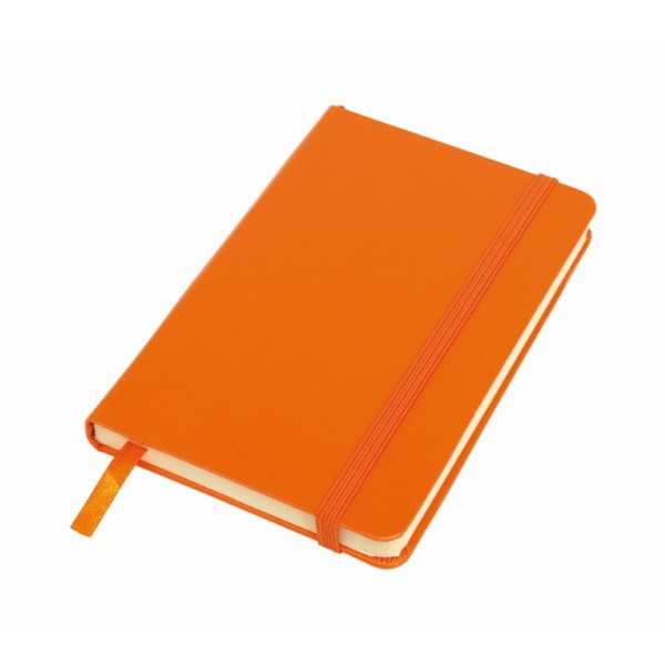 Afsluitbaar notitieboekje ATTENDANT - oranje