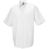 Men's Short Sleeve Easy Care Oxford Shirt White XXL