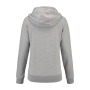 L&S Heavy Sweater Hooded Cardigan for her grey heather L