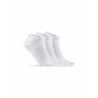 Core dry shaftless sock 3-pack white 34/36