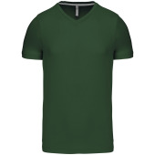 T-shirt V-hals korte mouwen Forest Green 3XL
