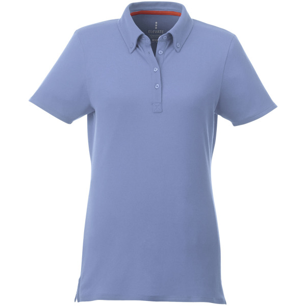 Atkinson short sleeve button-down women's polo - Light blue - XS