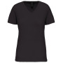 Dames-t-shirt BIO150IC V-hals Dark Grey XS