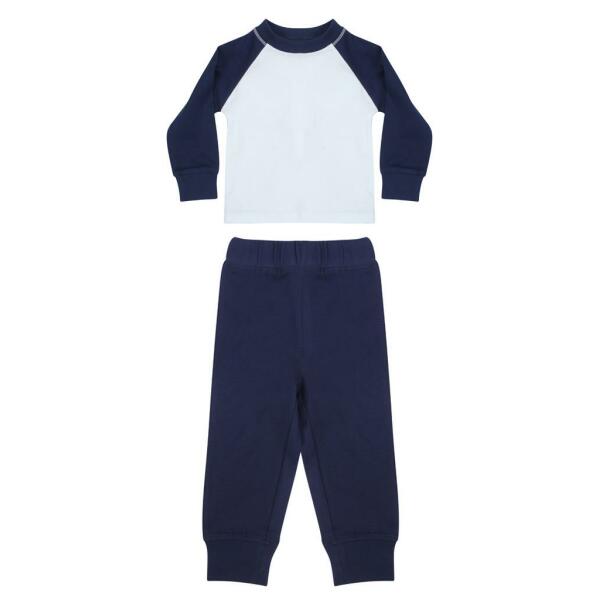 Baby/Toddler Pyjamas, Navy/White, 0-6, Larkwood