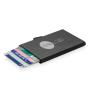 C-Secure aluminium RFID kaarthouder, zwart