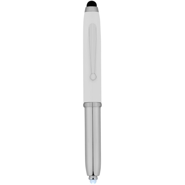 Xenon stylus ballpoint pen with LED light