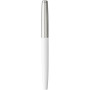 Parker Jotter plastic with stainless steel rollerball pen - White
