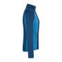 Ladies' Structure Fleece Jacket - navy/bright-blue - XS