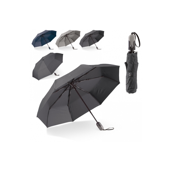 Luxe opvouwbare paraplu 22” auto open/auto sluiten - Zwart