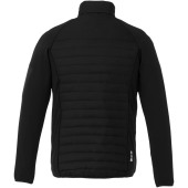Banff men's hybrid insulated jacket - Solid black - XS