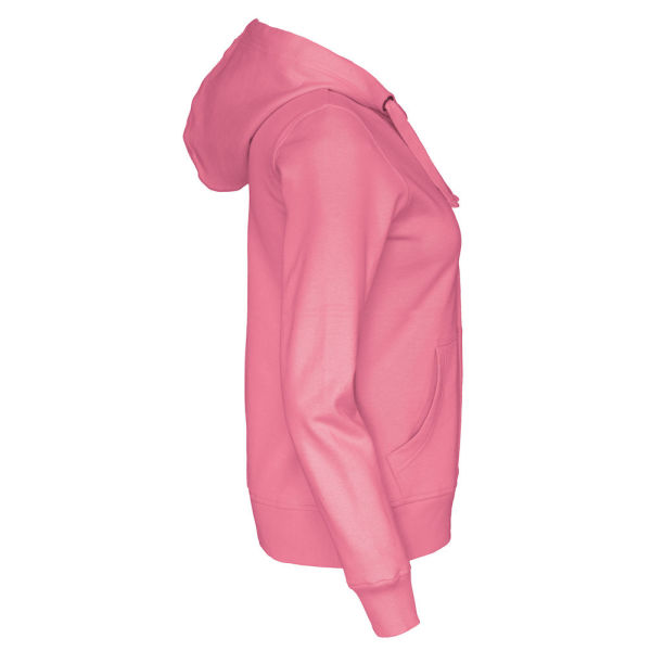 Cottover Gots Full Zip Hood Lady Pink XS