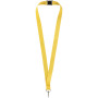 Lago lanyard with break-away closure - Yellow