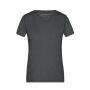 Ladies' Heather T-Shirt - black-melange - XXL