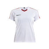 Progress contrast jersey wmn white/br.red xs
