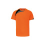 Sportshirt KORTE MOUWEN VOLWASSENE Orange / Black / Storm Grey S