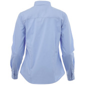 Hamell stretch damesoverhemd met lange mouwen - Lichtblauw - XL