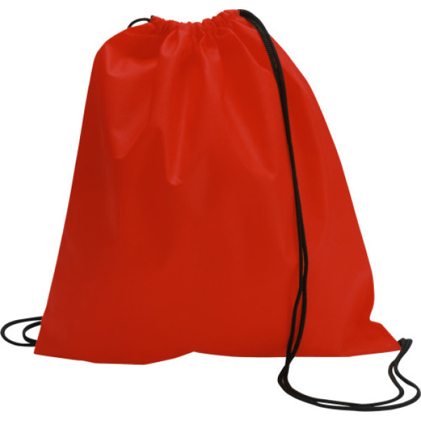 Nonwoven (80 gr/m²) drawstring backpack Nico red