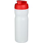 Baseline® Plus 650 ml drikkeflaske med fliplåg - Transparent/Rød