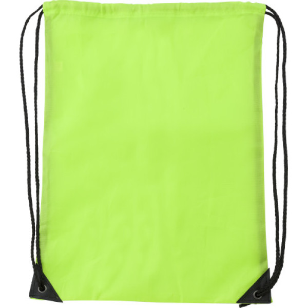 Polyester (210D) drawstring backpack Steffi white