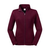 Ladies' Authentic Sweat Jacket - Burgundy - XS