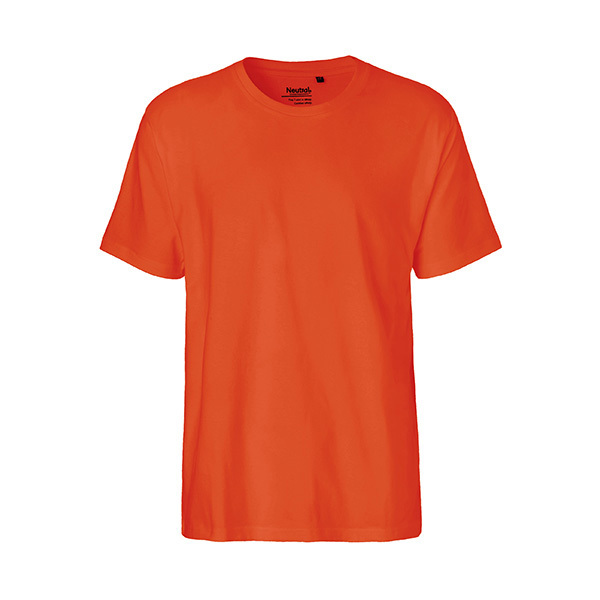 Neutral mens classic t-shirt-Orange-3XL