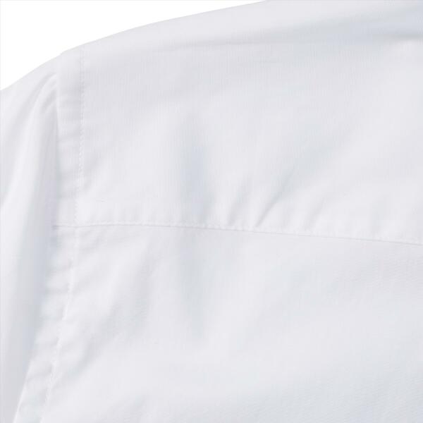 RUS Men LSL Fitted Stretch Shirt, White, S