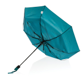 21" Impact AWARE™ RPET 190T mini auto åben paraply, verdigris