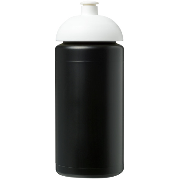 Baseline® Plus grip 500 ml dome lid sport bottle - Solid black/White