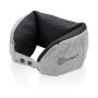 Deluxe microbead travel pillow, grey, black