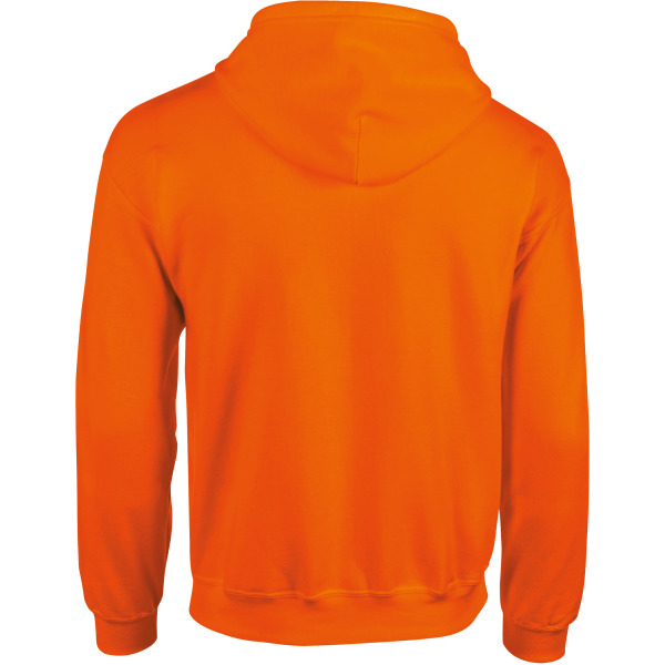 Heavy Blend™Adult Full Zip Hooded Sweatshirt Safety Orange XXL