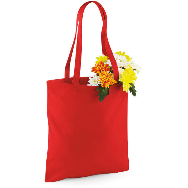Shopper bag long handles Natural One Size