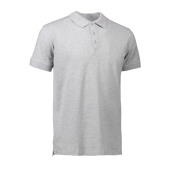 Polo shirt | stretch - Grey melange, 4XL