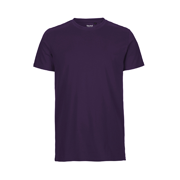 Neutral mens fitted t-shirt-Purple-S