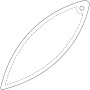 RFX™ H-12 reflecterende pvc hanger met ellips - Neongeel