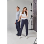 Men's Stretch Chino Trousers Navy XS