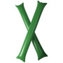 Cheer 2 delige opblaasbare cheering sticks - Groen