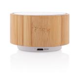 Bamboo 3W draadloze speaker, wit