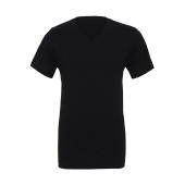 Unisex Jersey V-Neck T-Shirt - Black - S