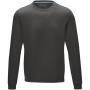 Jasper heren GOTS biologische gerecyclede crewneck sweater - Storm grey - S