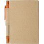 Papieren notitieboekje Cooper oranje