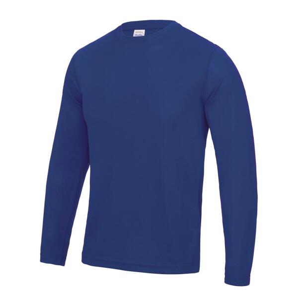 AWDis Cool Long Sleeve Wicking T-Shirt, Royal Blue, XXL, Just Cool