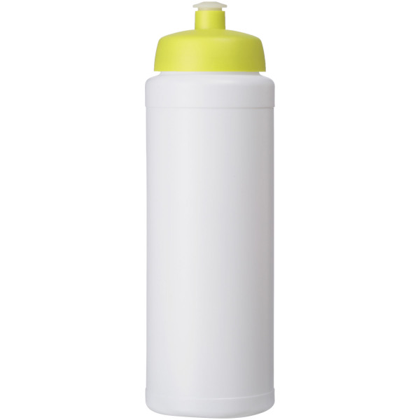 Baseline® Plus grip 750 ml sports lid sport bottle - White/Lime