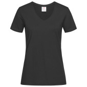 Stedman T-shirt V-Neck Classic-T SS for her black opal L
