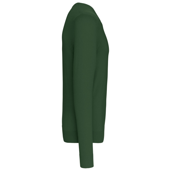 Heren pullover met v-hals Forest Green 4XL