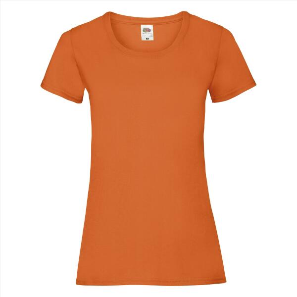 FOTL Lady-Fit Valueweight T, Orange, XL