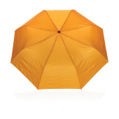 21" Impact AWARE™ 190T mini auto open paraplu, sundial oranje